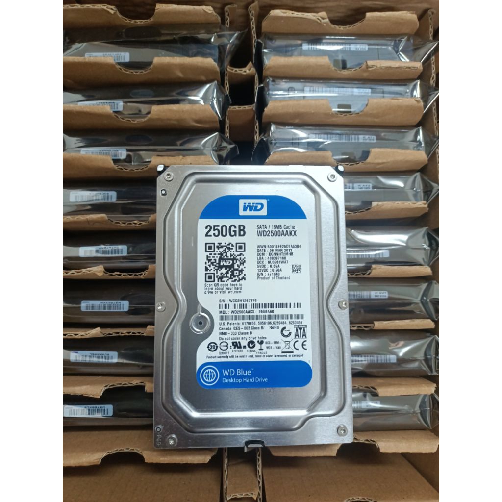 HARDISK SATA  250GB/320GB/500GB SEAGATE/WDC 3,5inc GARANSI 3 BULAN PROMO HDD ORIGINAL