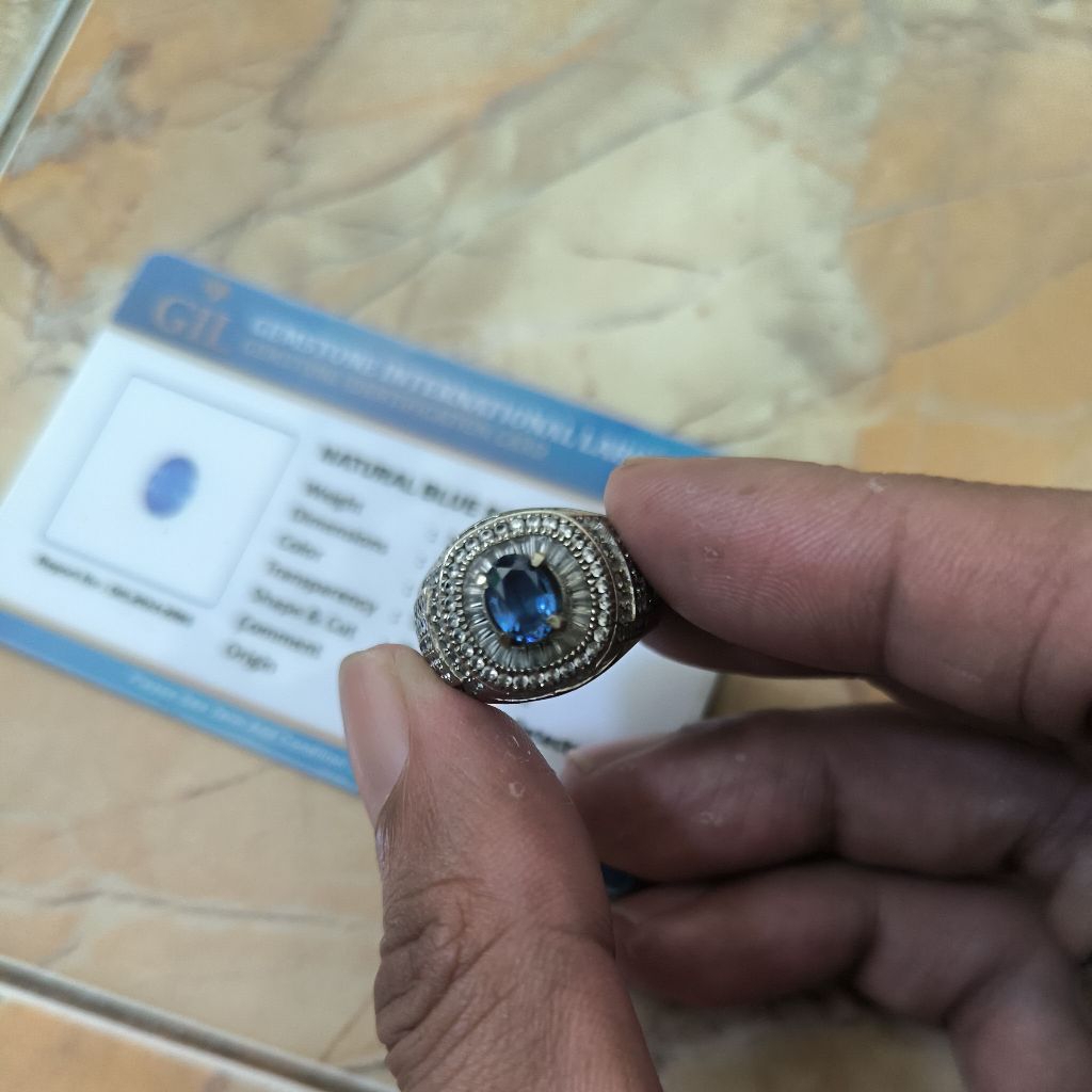 blue safir srilanka + memo