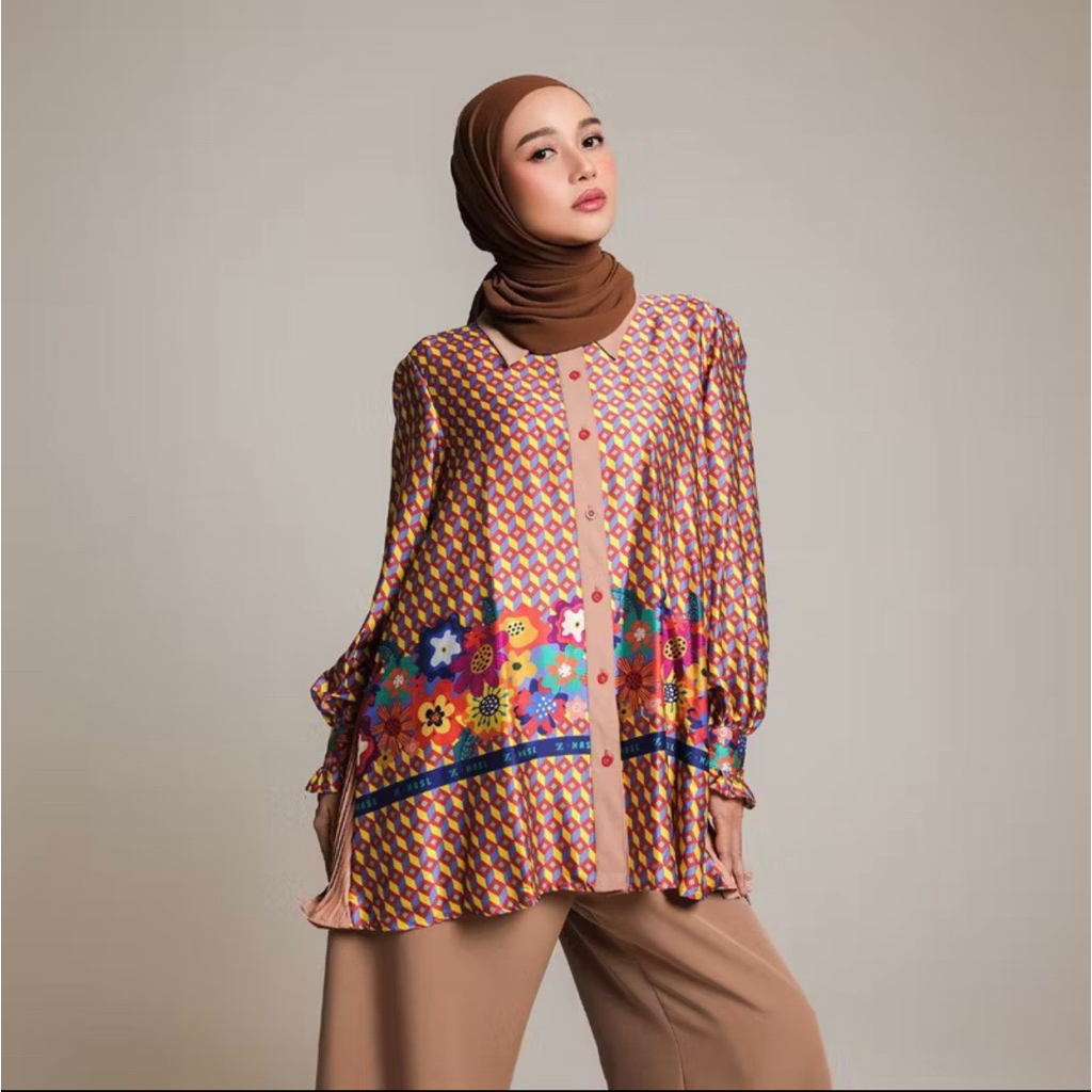 Merries Blouse Zaskia Sungkar x NASL size S Preloved
