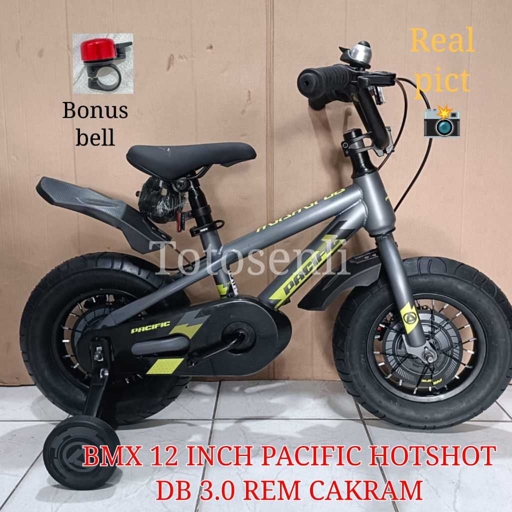 sepeda anak bmx 12 inch hotshot pacific 3.0 rem cakram // bmx 12 inch pacific hotshot minion