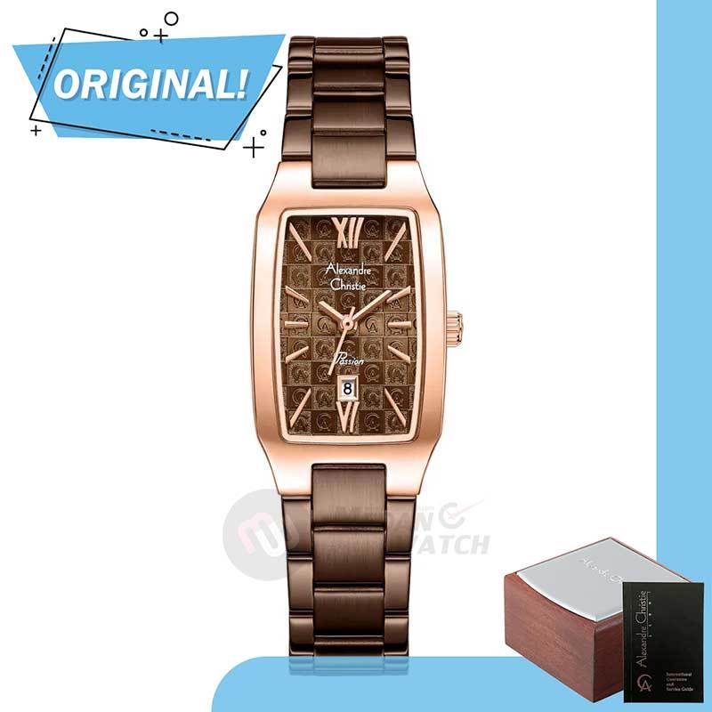 Jam Tangan Wanita Analog Alexandre Christie 2455LD AC2455 AC 2455 LD 2455 LDFROBO1 Original Garansi 