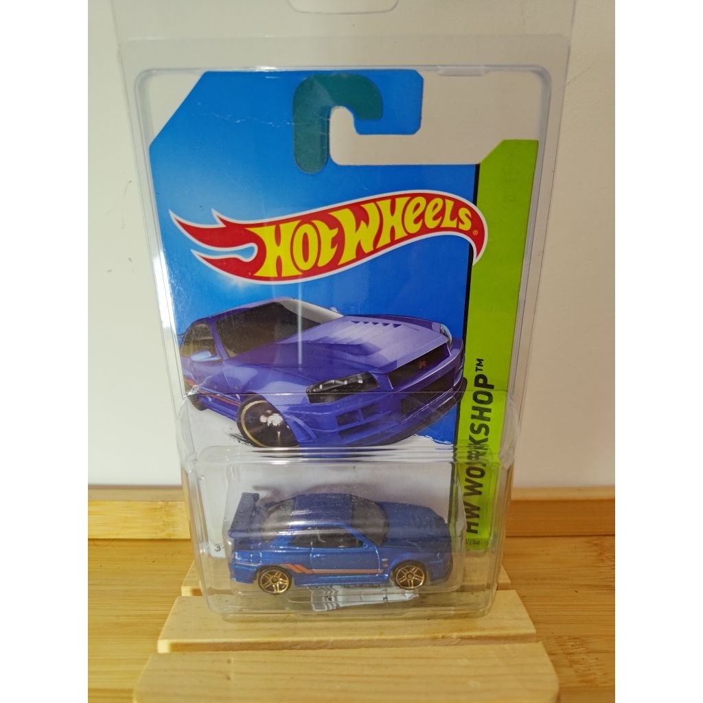 HOTWHEELS GTR R 34 BIRU BNR 34, HOTWHEELS GTR BIRU