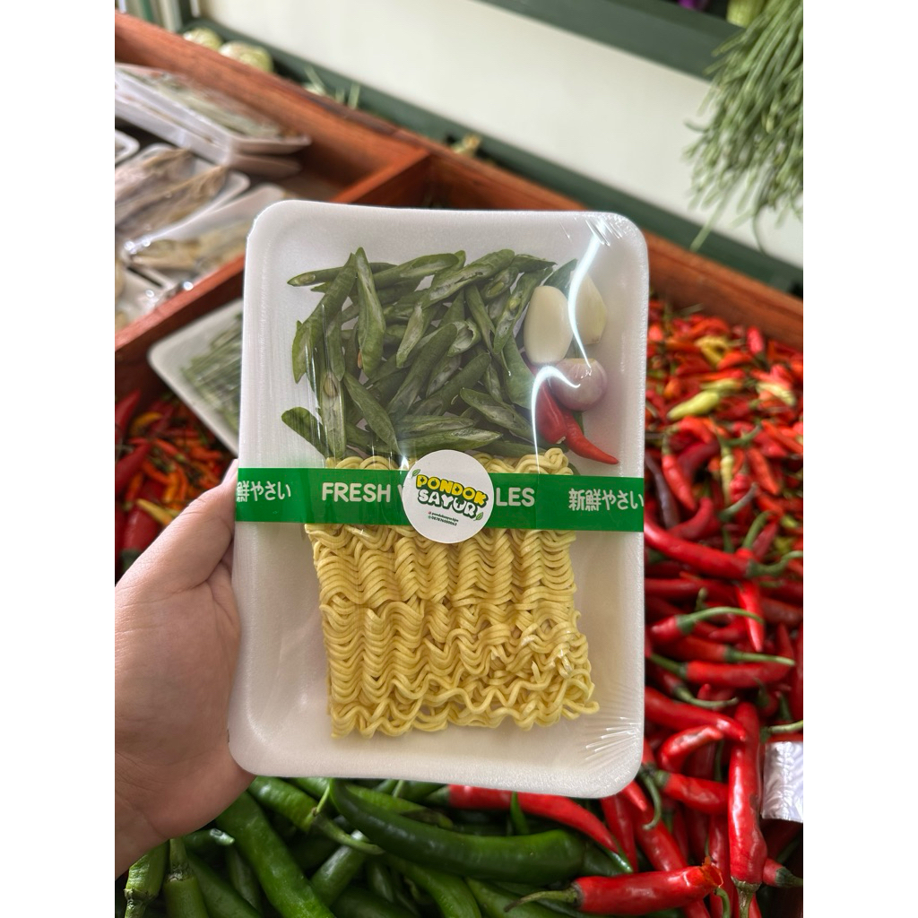SAYUR PACK/SAYUR INSTAN / SAYUR OSENG KACANG MIE