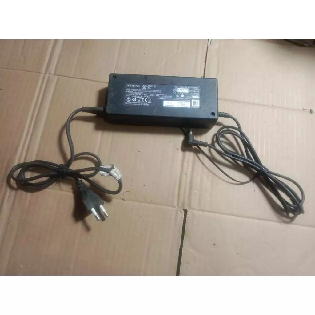 BEKAS ORI ASLI Adaptor Charger TV SONY BRAVIA 19.5V 6.2A 50 60 INCH
