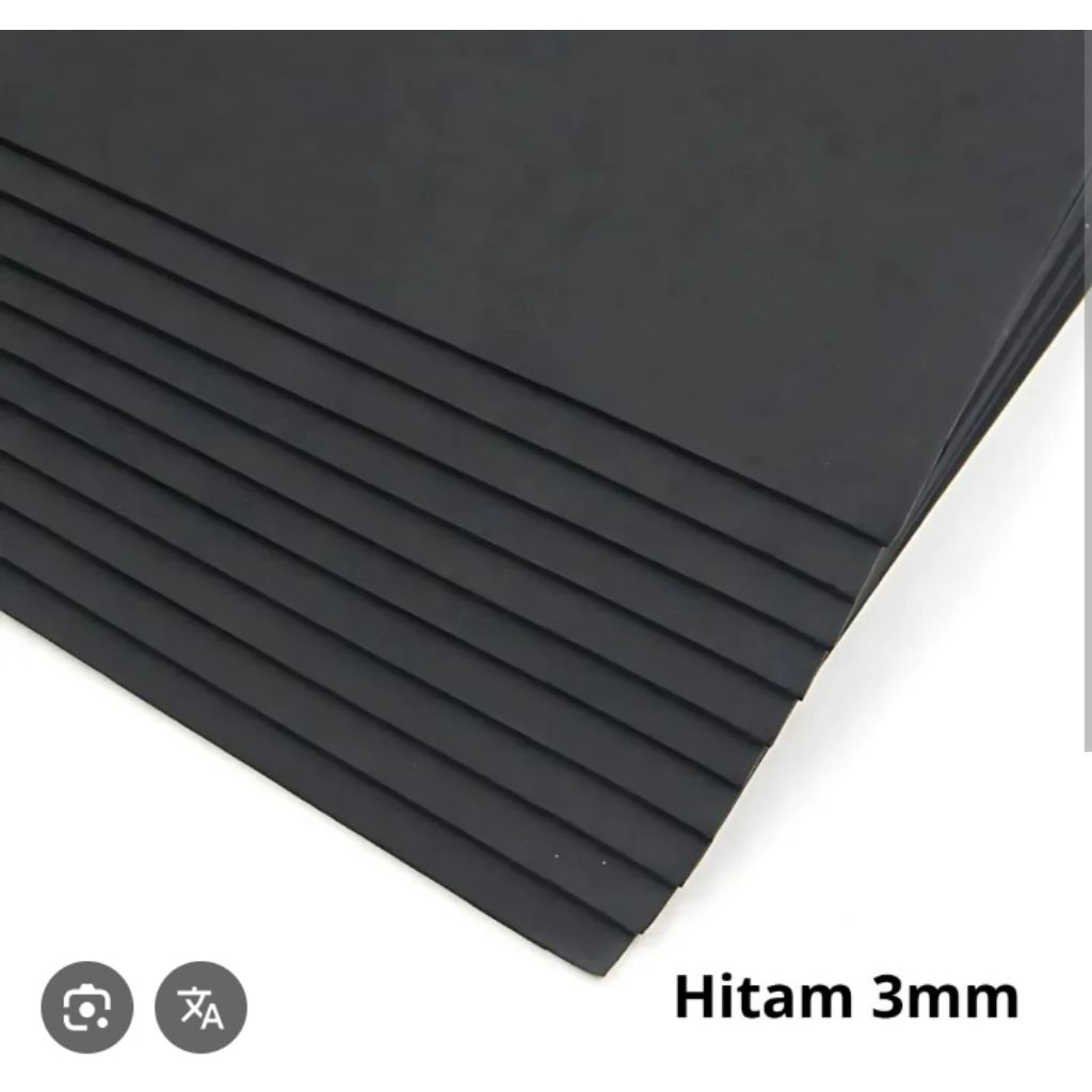 spon hitam putih/ati 3mm spon