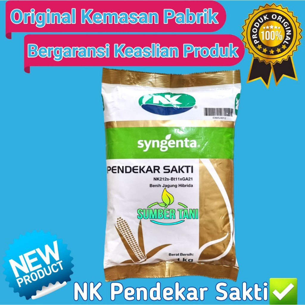 NK PENDEKAR SAKTI (Beli 10kg Gratis Kaos) - BENIH JAGUNG HIBRIDA SYNGENTA KEMASAN 1KG