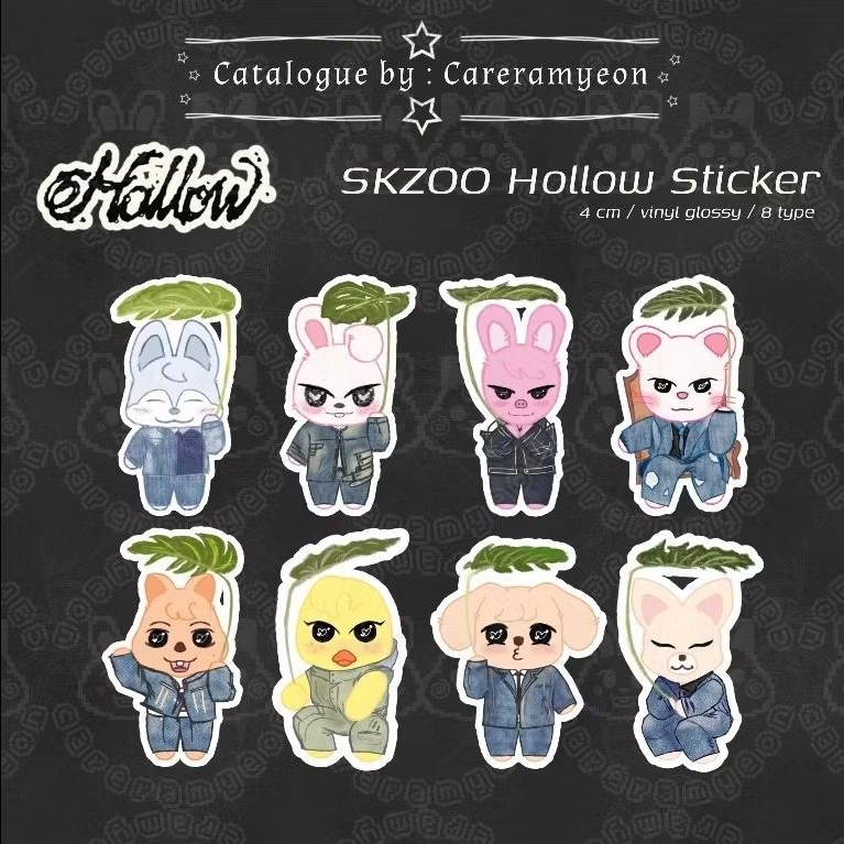 Hollow SKZOO Sticker - SKZ Fanmerch