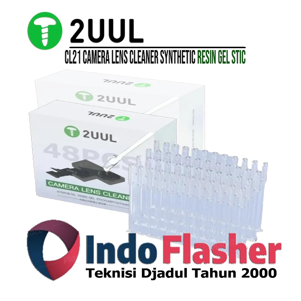2UUL CL21 Camera Lens Cleaner Synthetic Resin Gel Stick Type 48PCS/Pack - Gel Pembersih Kamera