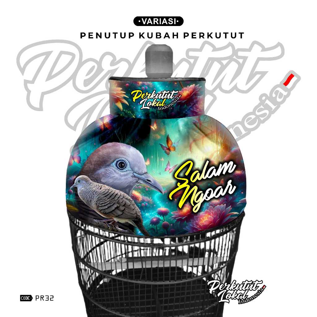 Penutup Kubah Sangkar Perkutut Kain Penutup Atas Perkutut PR32