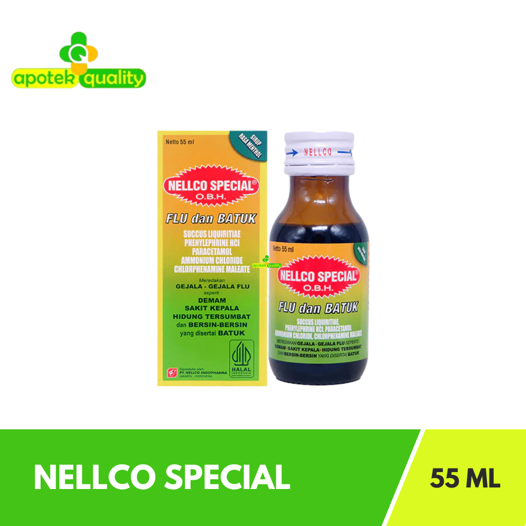OBH Nelco Special P.E 55ml Obat Batuk dan Flu