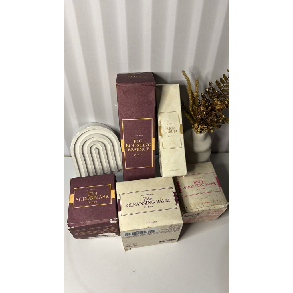 New Exp 2026 - 2027 I’m From Rice Serum | Beet Purifying Mask | Fig Scrub Mask | Fig Cleansing Balm 