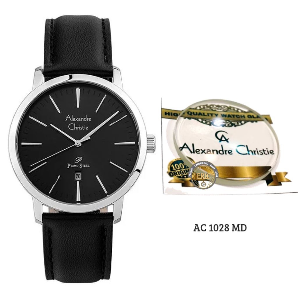 kaca jam tangan Alexandre Christie AC 1028 MD