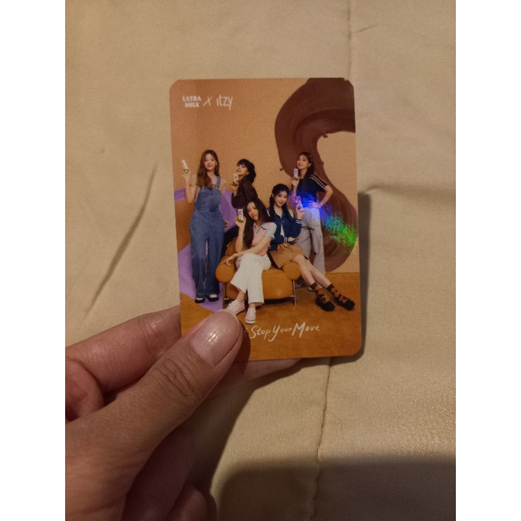 ITZY Photocard Official From Ultramilk - Yeji Lia Yuna Ryujin