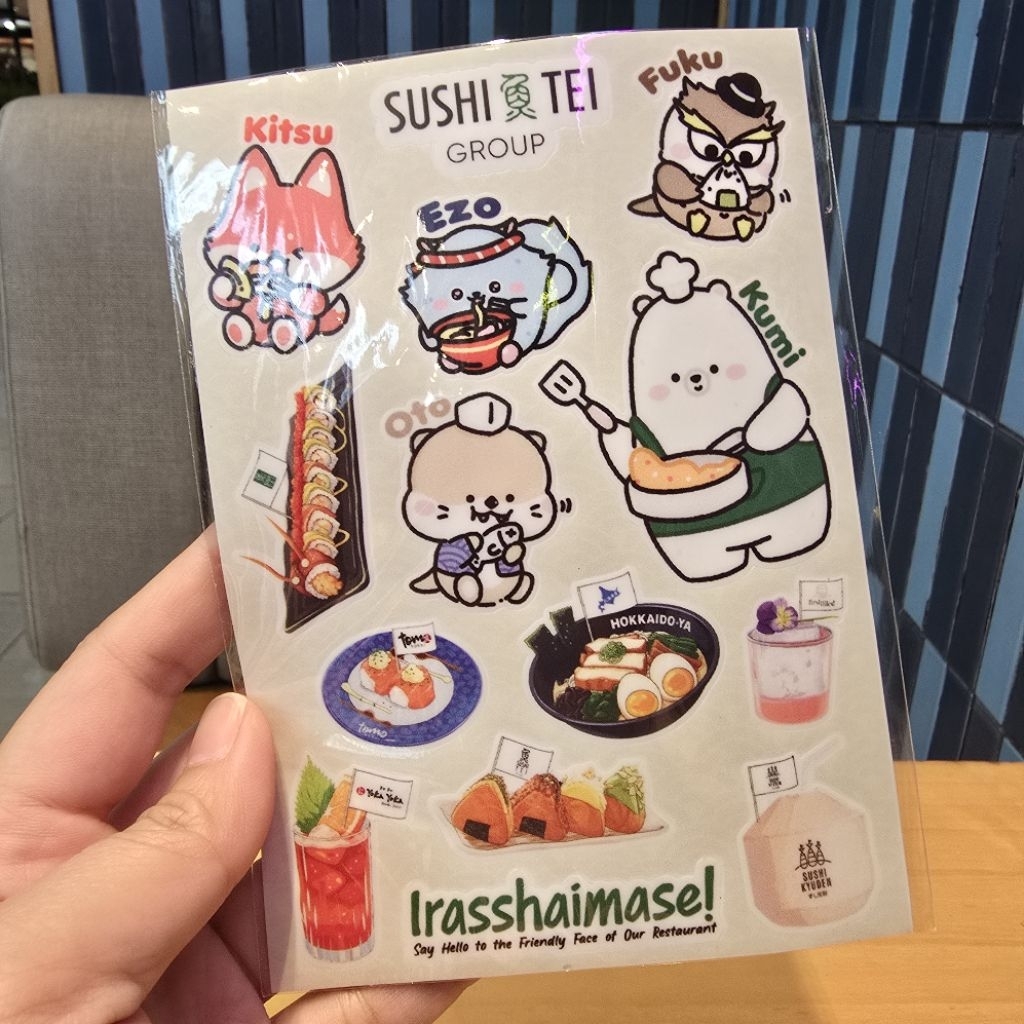 [ORIGINAL] LIMITED EDITION STICKER SUSHI TEI