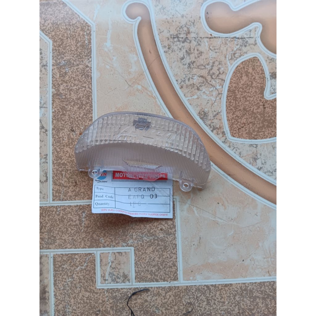 mika stop kaca lampu belakang honda astrea grand bening