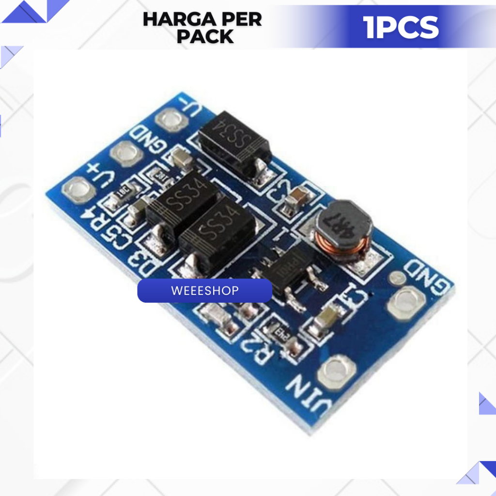 Modul Converter Single to Dual Supply CT 12V Plus Minus | DC-DC Step Up Inverter 2.8-5.5V to +/- 12V