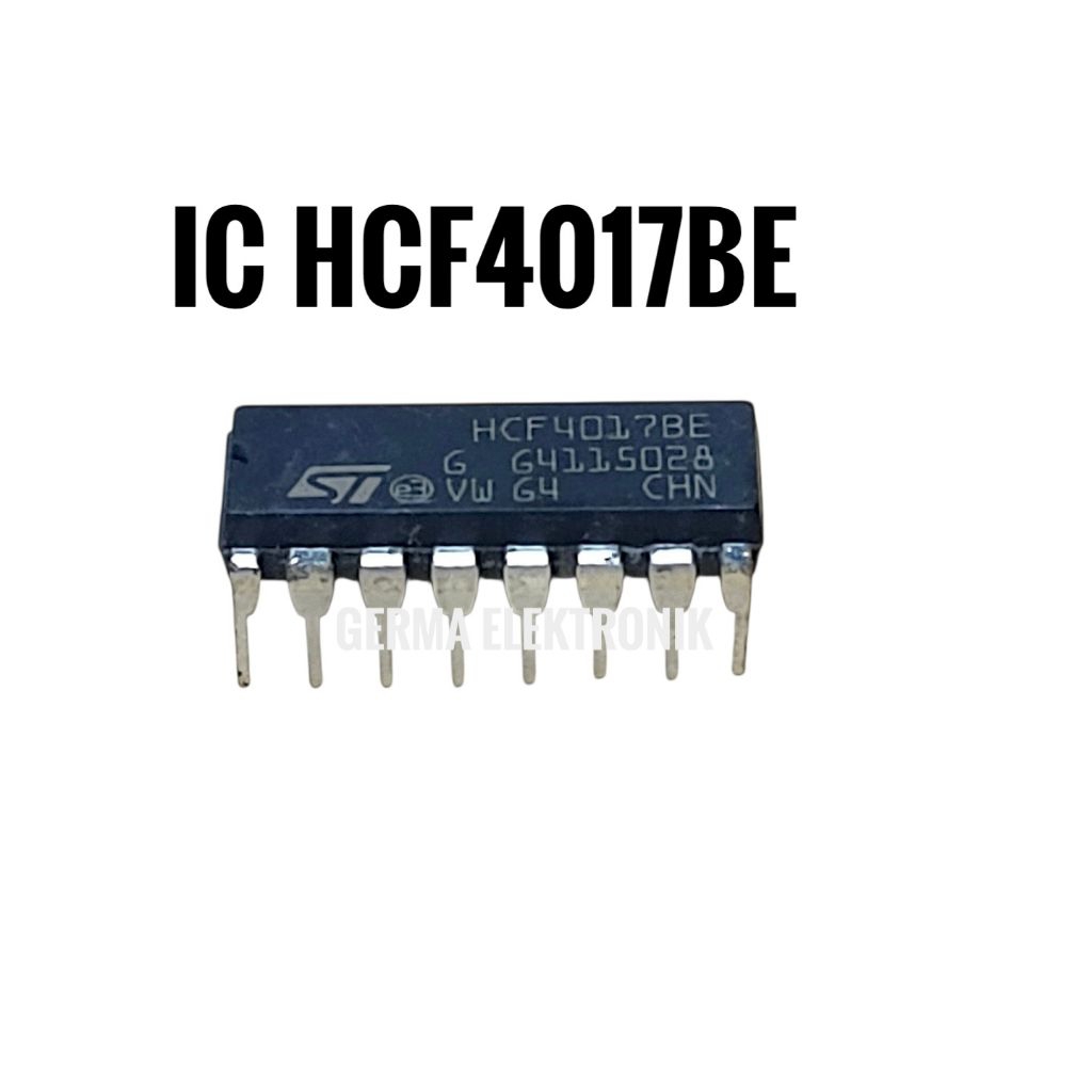 ic HCF4017BE 16pin kaki ic HCF4017
