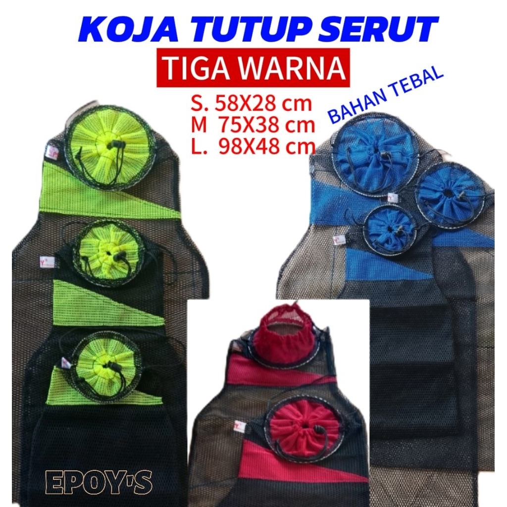 EPOY'S KOJA IKAN KORANG IKAN KERUMBU IKAN KERAMBA  JALA TEBAL KERAMBA WADAH IKAN NILA MAS PATIN TIGA