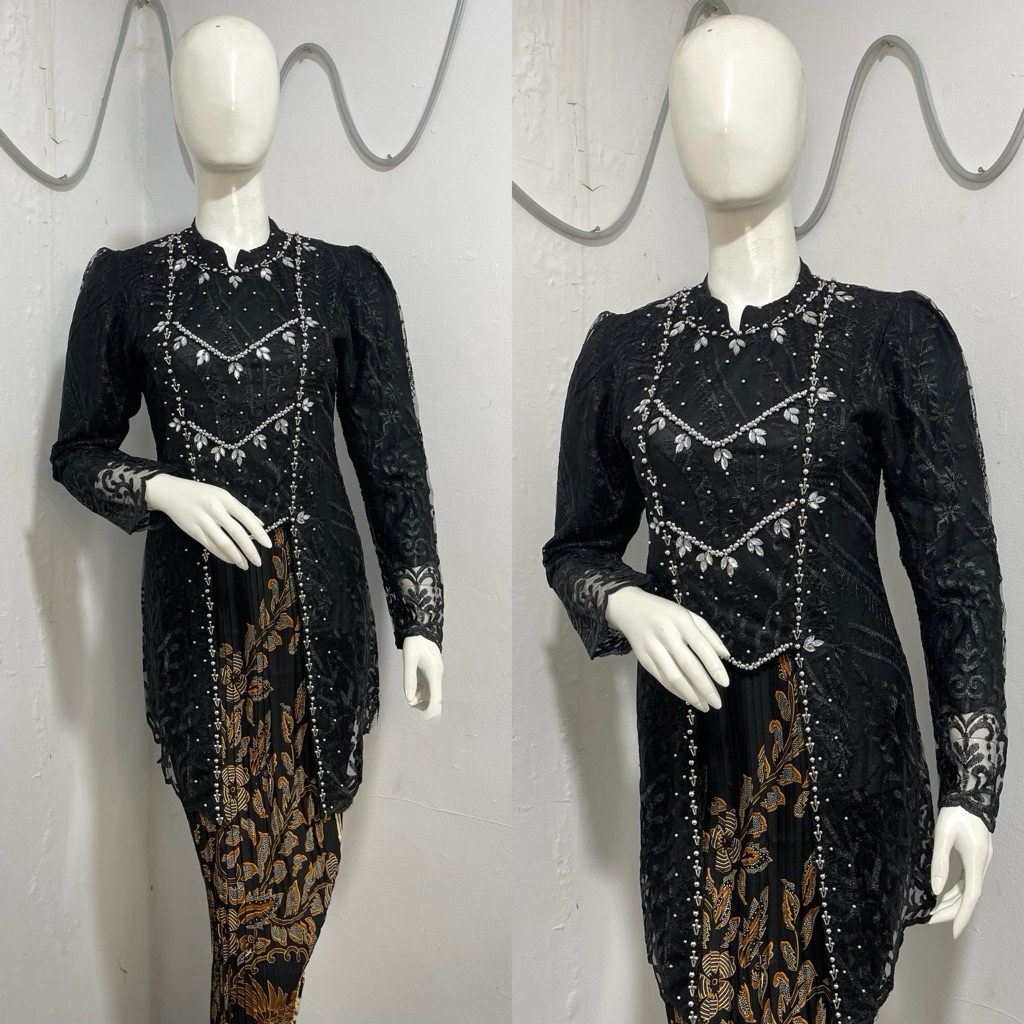 Kebaya Kutubaru Hijab Tille Payet / kebaya miranda /kebaya modern