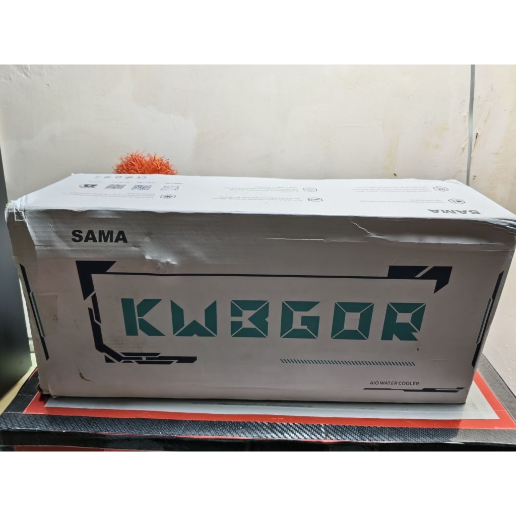 AIO Liquid Cooling Kyo Sama KW360R White LCD Display