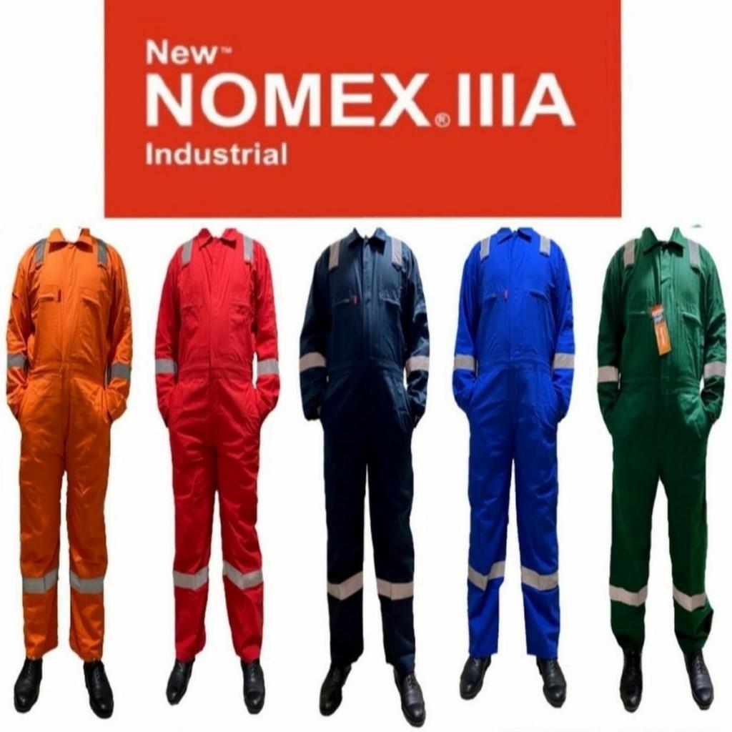 Wearpack Safety Nomex IIIA / Coverall Nomex 3A Anti Api Murah Bersertifikat