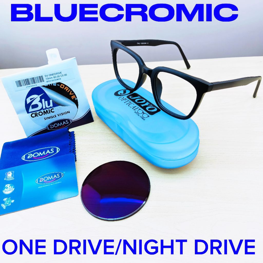 KACAMATA BLUECROMIC NIGHT DRIVE PRIA [ Photocromic BlueRay BLUECROMIC One DRIVE Domas Original]Korea