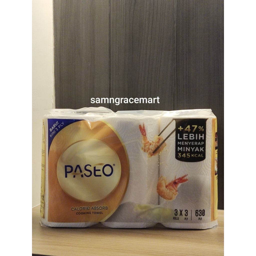 paseo kitchen towel tisue dapur 3roll
