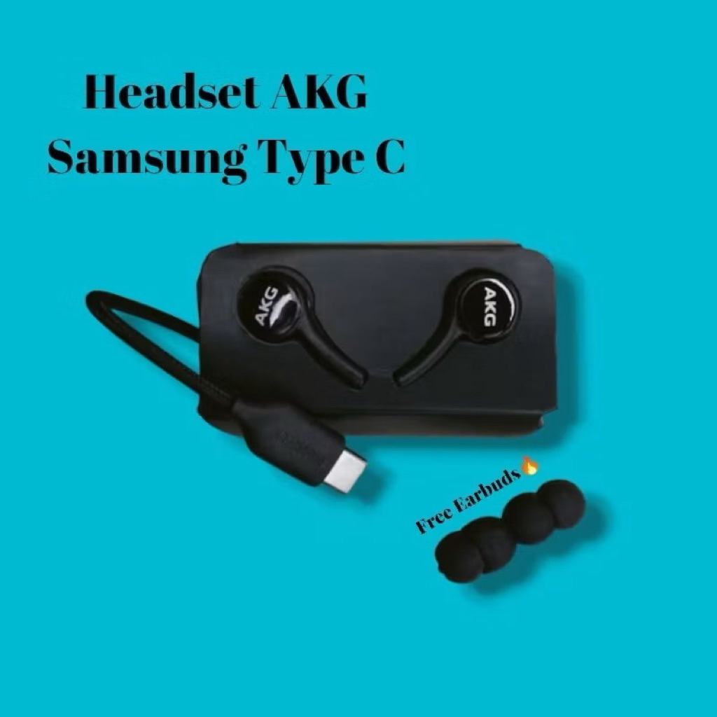 Earphone Samsung Type-C Original AKG - Handsfree Samsung Seri S20 S21 S22 S23 Ultra