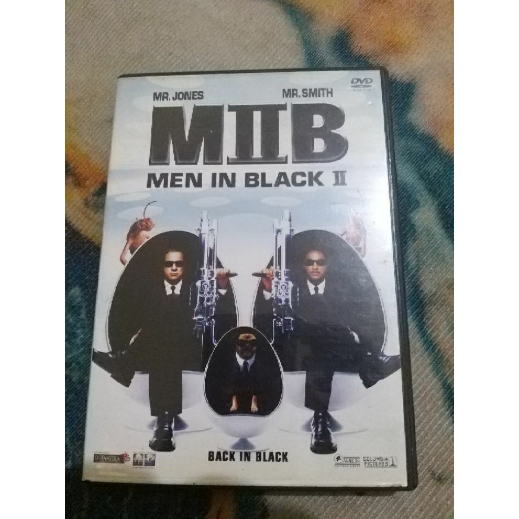 DVD MIB Men in Black 2 Back in Black Film Aksi Sci-Fi Terbaik