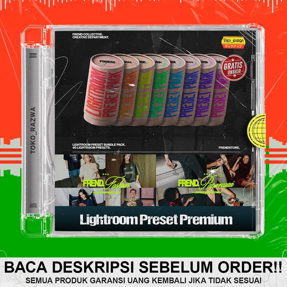 Lightroom Preset Premium - Frend Lightroom Pack - Mobile - IOS - Desktop - 261225