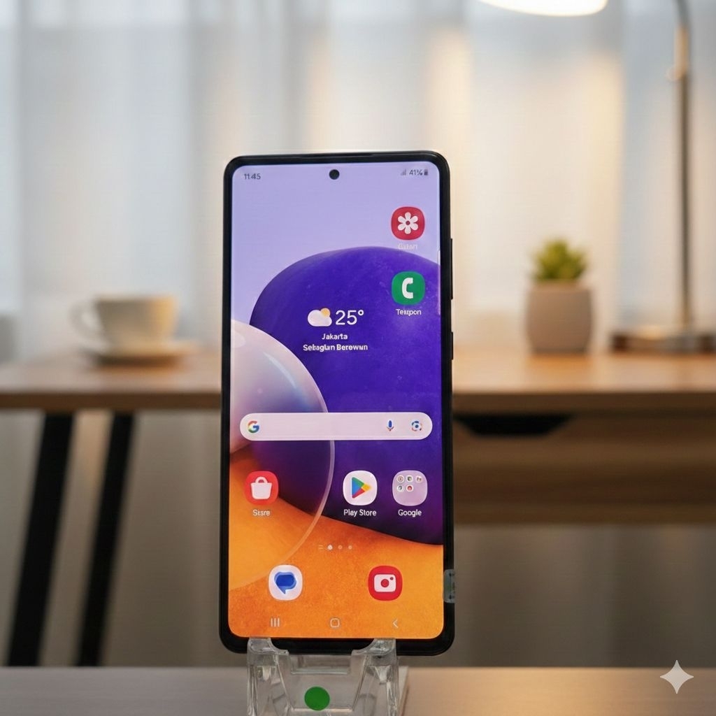 Samsung a72 8/256 second original MURAH