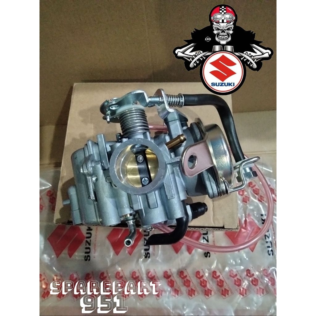 KARBURATOR CARBURATOR ASSY MOTOR SUZUKI SPIN 125cc/SKYWAVE/SKYDRIVE ORI SGP