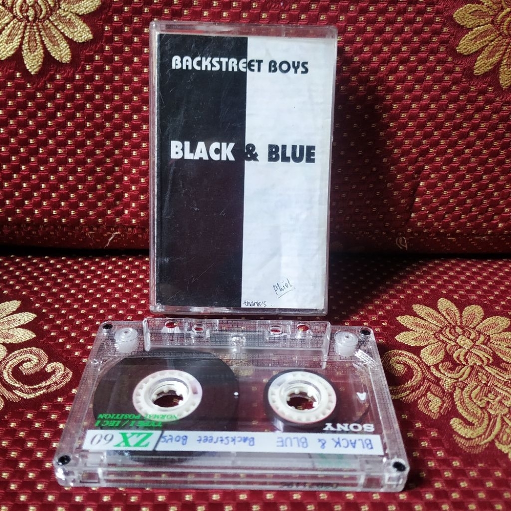 kaset pita cassette tape backstreet boys black & blue
