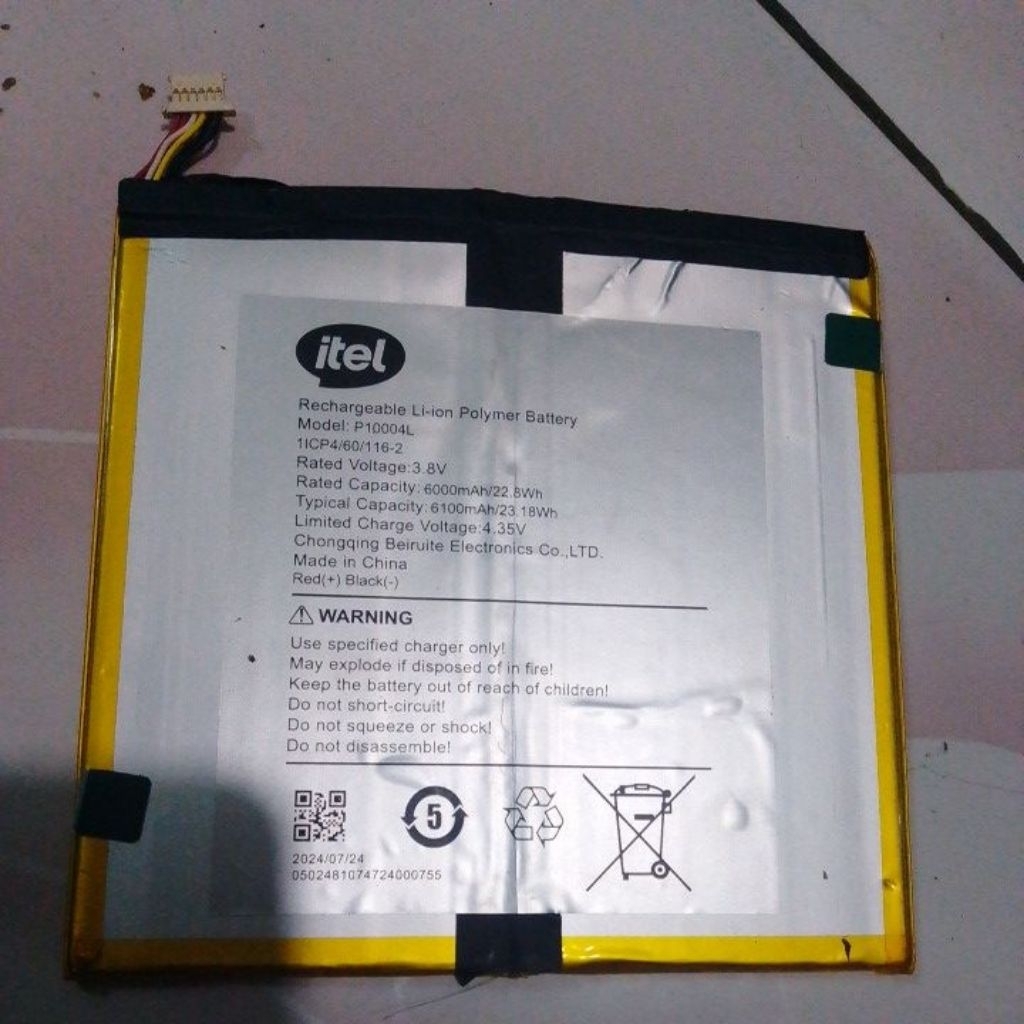 Batre Itel Vista Tab 10 / P10004L10