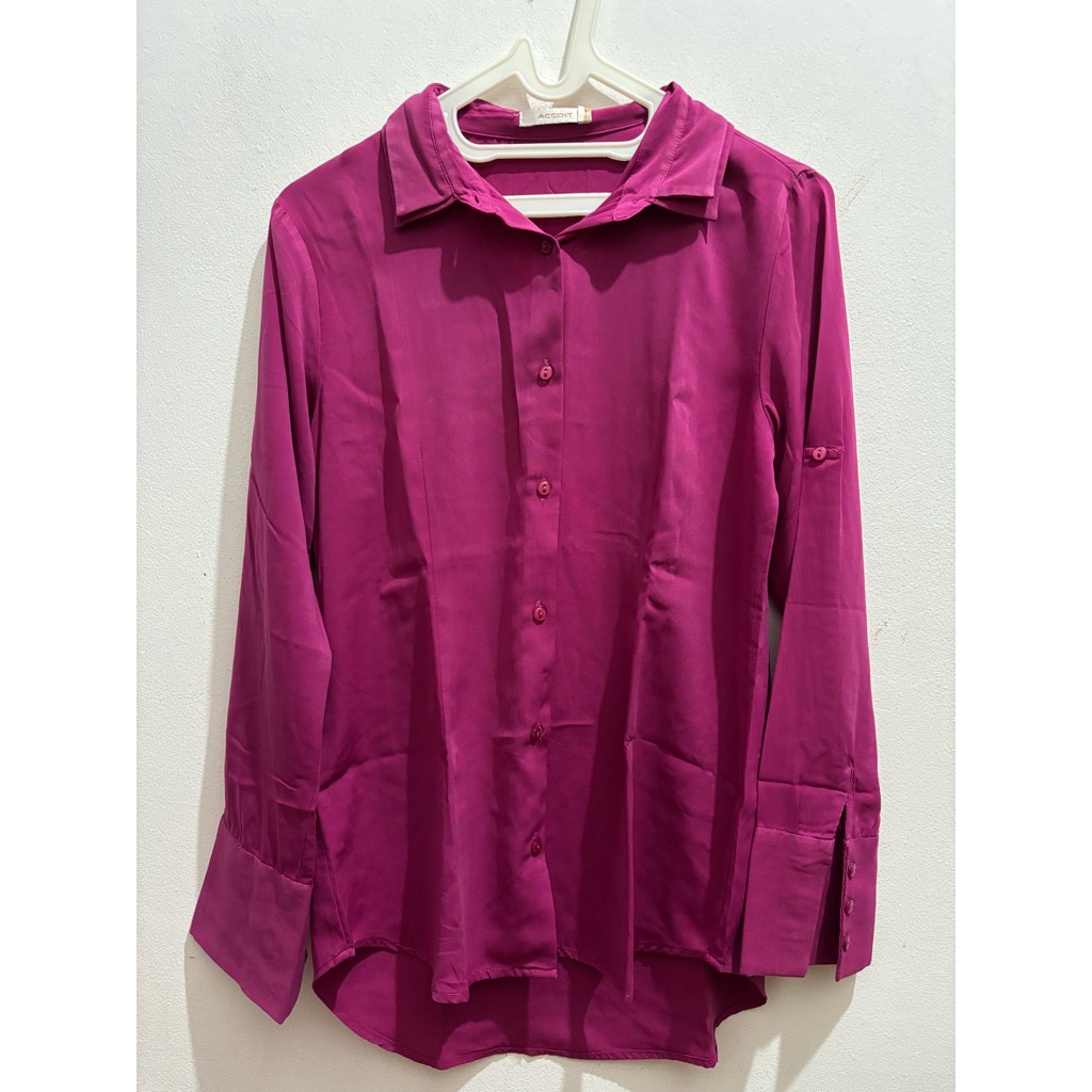 blouse ungu