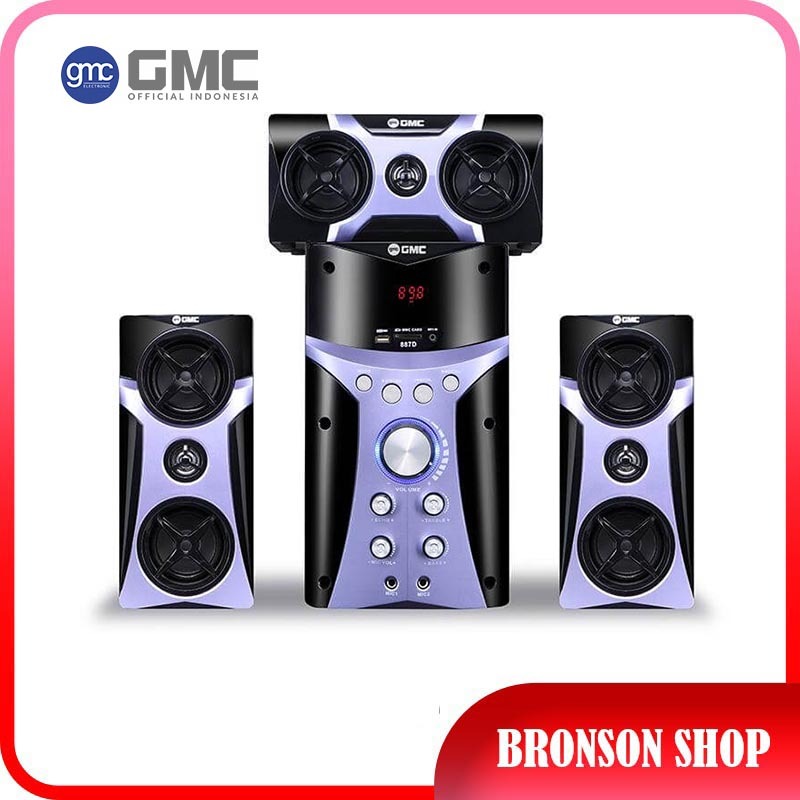 SPEAKER Bluetooth GMC 887D SPEAKER AKTIF Multimedia KARAOKE GEDE