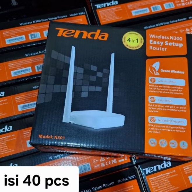 Router Tenda N301 1 dus isi 40 unit