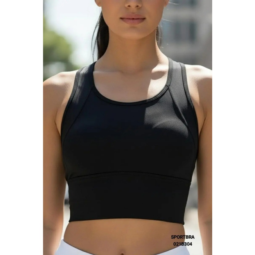 Sport Bra Olahraga Wanita Gym Fitness Model Crop By Sixpack B304