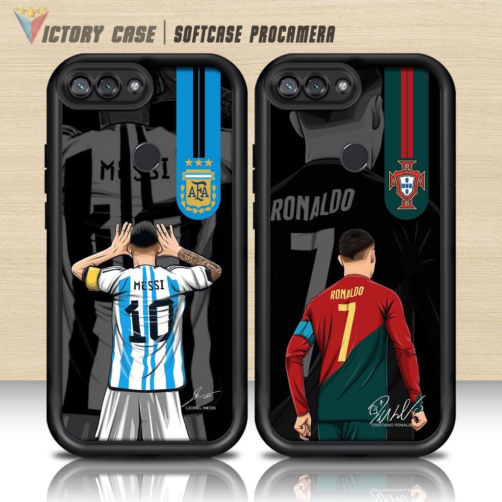 Case XIAOMI 8 LITE Motif ( FOOTBALL PLAYER 2 ) Casing Handphone Softcase Glossy Anti Jamur