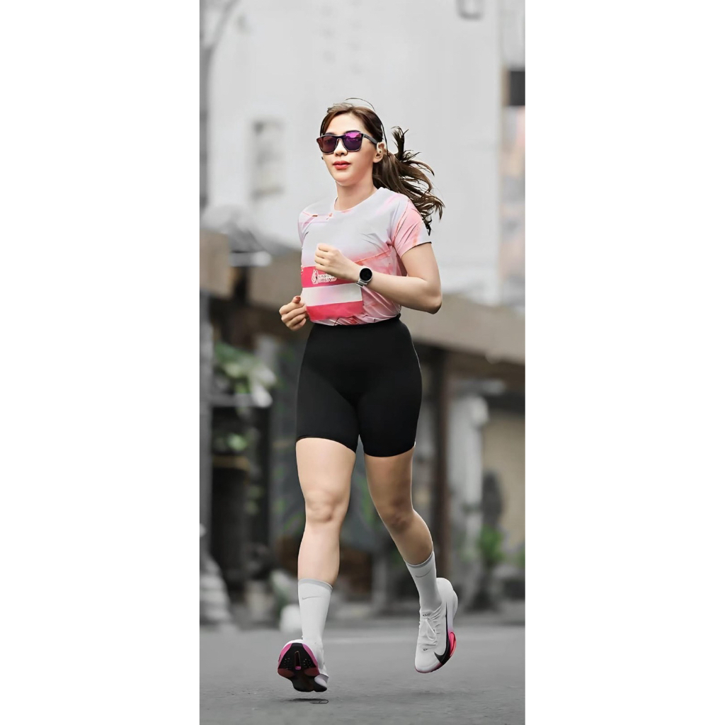 short pants stretch legging pendek olahraga dewasa pria dan wanita sot sepaha murah spandek balon