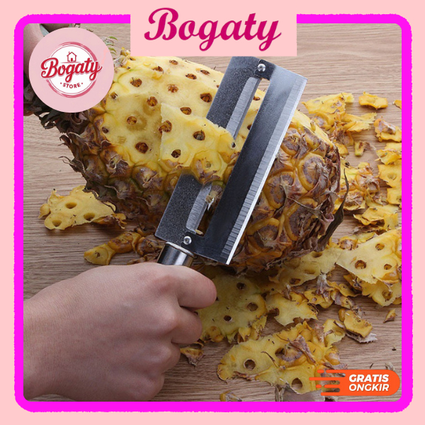 BG Pisau Kupas Peeler Kulit Buah Nanas Tebu Multifungsi