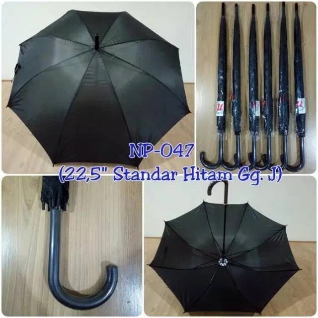 Payung Topi Anti UV & Hujan, Ukuran Dewasa 80cm