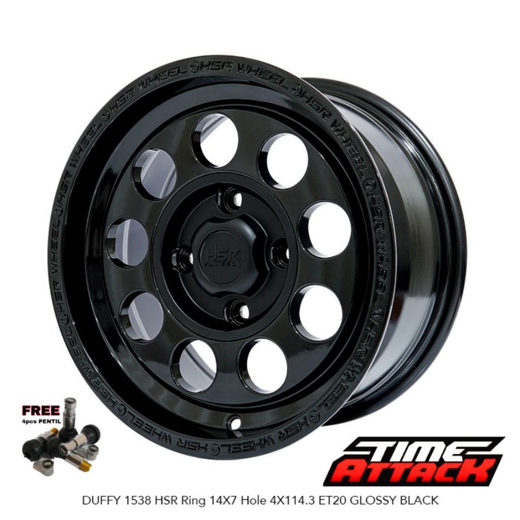 Velg Hsr Duffy Ring 14 Velg Mobil Kijang Avanza Futura Colt Xenia Velg Hsr R14