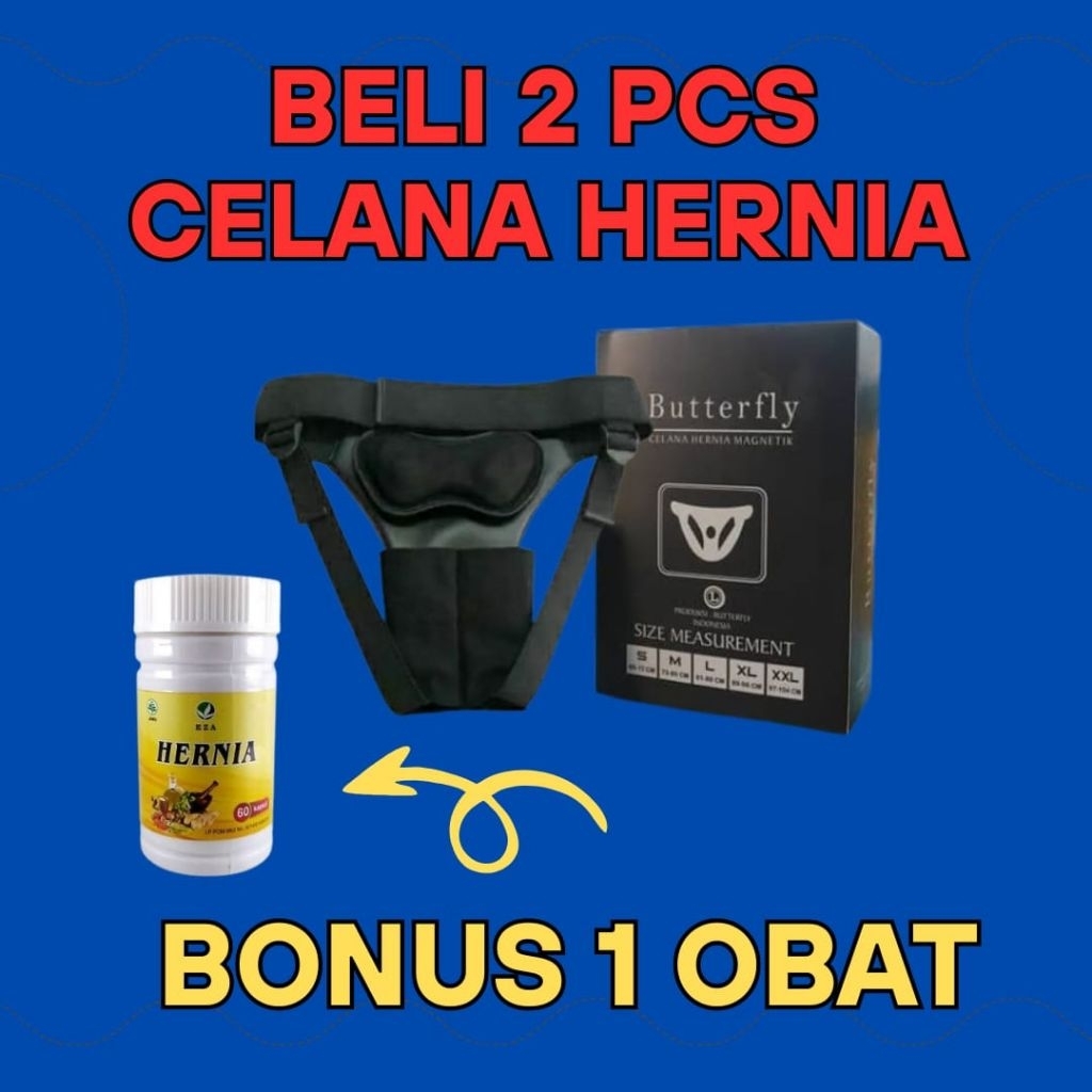 CELANA HERNIA MAGNETIK BUTTERFLY ORIGINAL