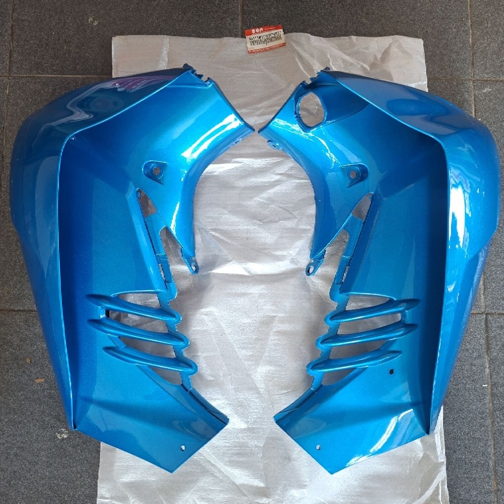 Legshield sayap Shogun SP FD kuning hijau stabilo biru metalik merah