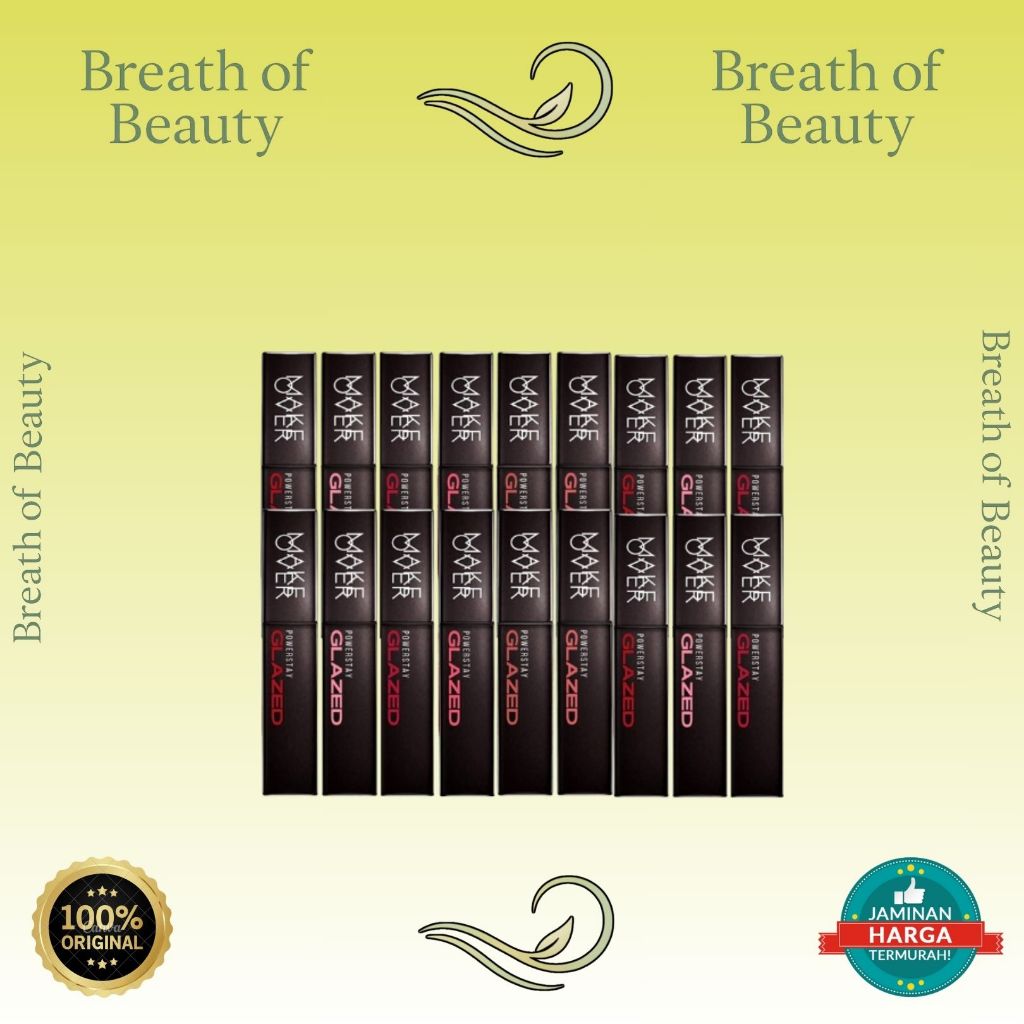 MAKE OVER Powerstay Glazed Lock Lip Pigment | Lip Cream | Breath Of Beauty