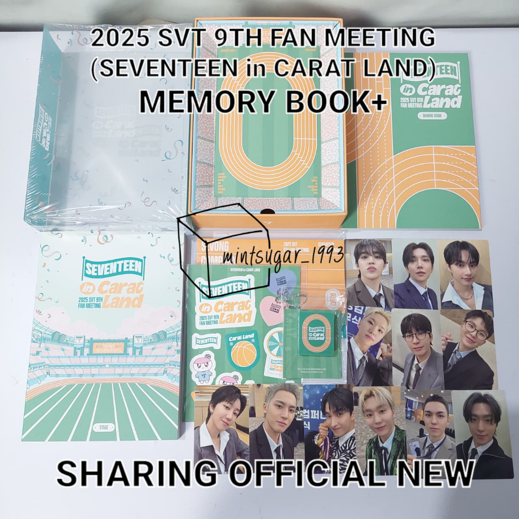 [ SHARING | READY NEW OFFICIAL ] 2025 SVT 9TH FAN MEETING [ SEVENTEEN in CARAT LAND ] ( MEMORY BOOK+