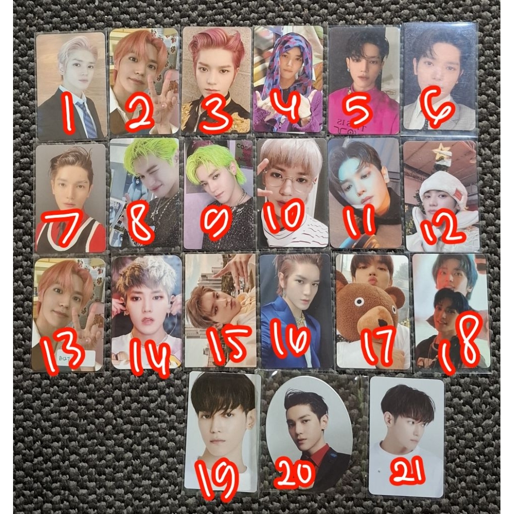 photocard murah taeyong nct 127 yizhiyu yzy shalala tap gtid boneka seoul ar fanmeet kolbuk collecti