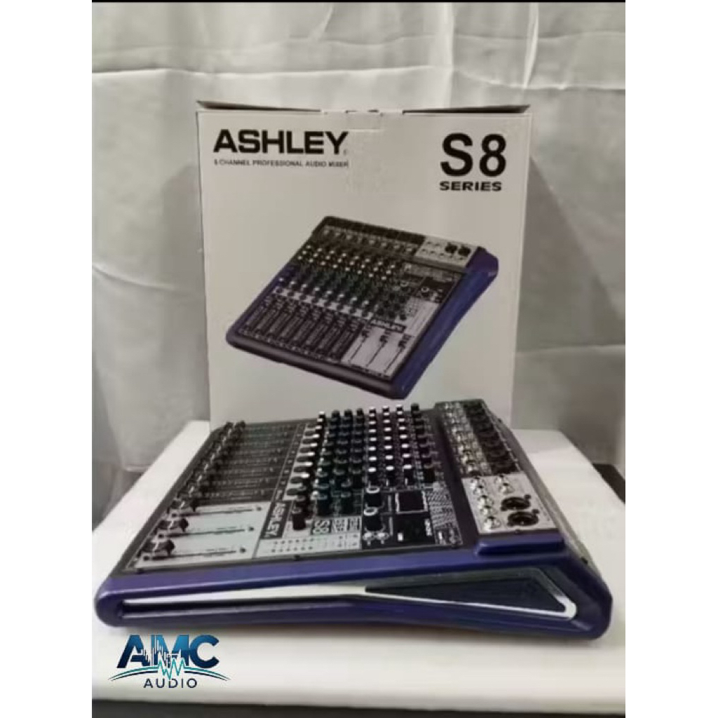 Mixer Ashley S8 8 Channel Profesional Audio Mixer