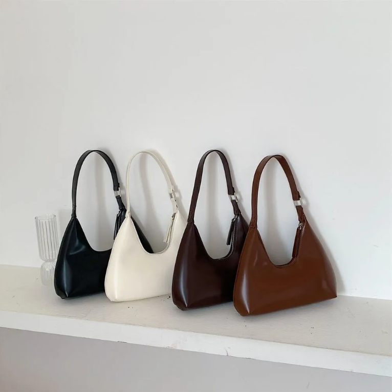 Tas Wanita Model Baru Musim Gugur Retro Kecil Populer Tangan, Ketiak, Selempang Versatile Besar Fend